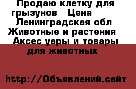 Продаю клетку для грызунов › Цена ­ 500 - Ленинградская обл. Животные и растения » Аксесcуары и товары для животных   